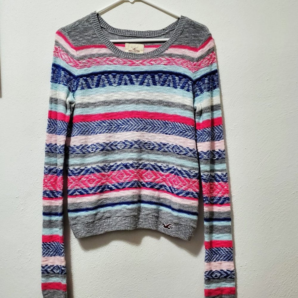 Hollister Multicolored Striped Sweater - Picture 2 of 8